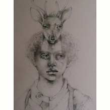 Boy and his deer
