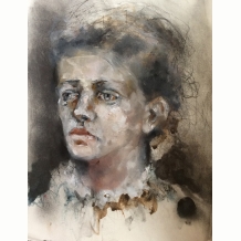 Oil painting portrait
